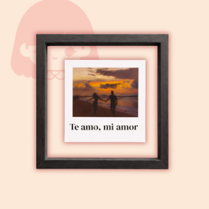 Marco con vidrio 16*16