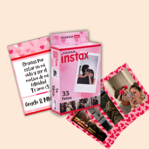 Cajita Instax Mini con fotos